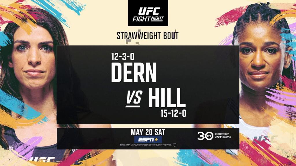 UFC on ESPN+ 81 - Dern vs Hill | Fight Promo