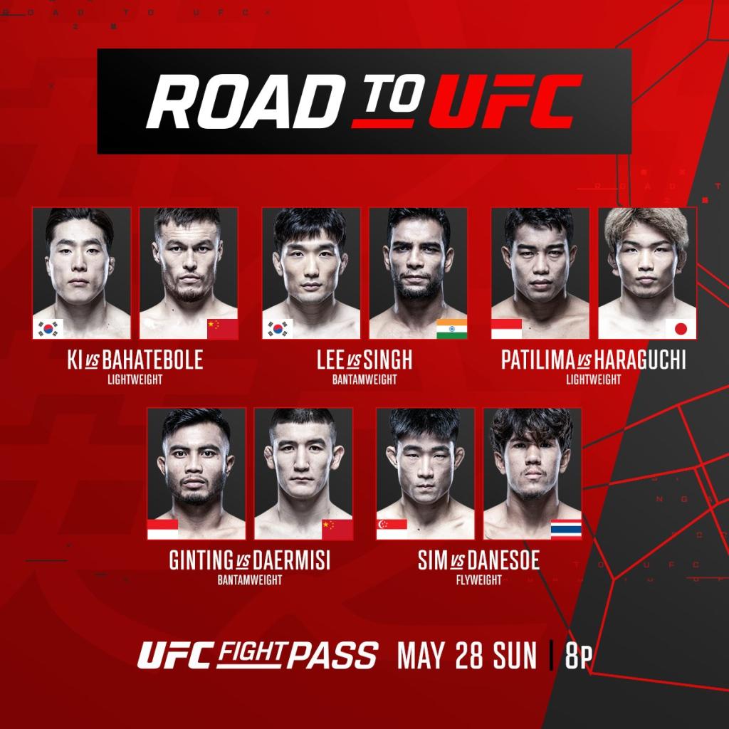 Road to UFC 2023 - Singapore : résultats