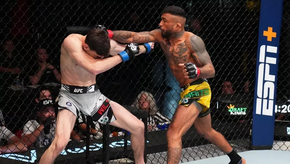 Joanderson Brito a remporté une autre victoire éclatante à l'UFC Vegas 76