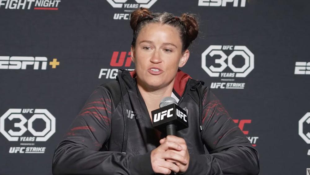 Chelsea Chandler dit que Norma Dumont se bat de manière ennuyeuse et prévoit de la mettre KO | UFC on ESPN 49