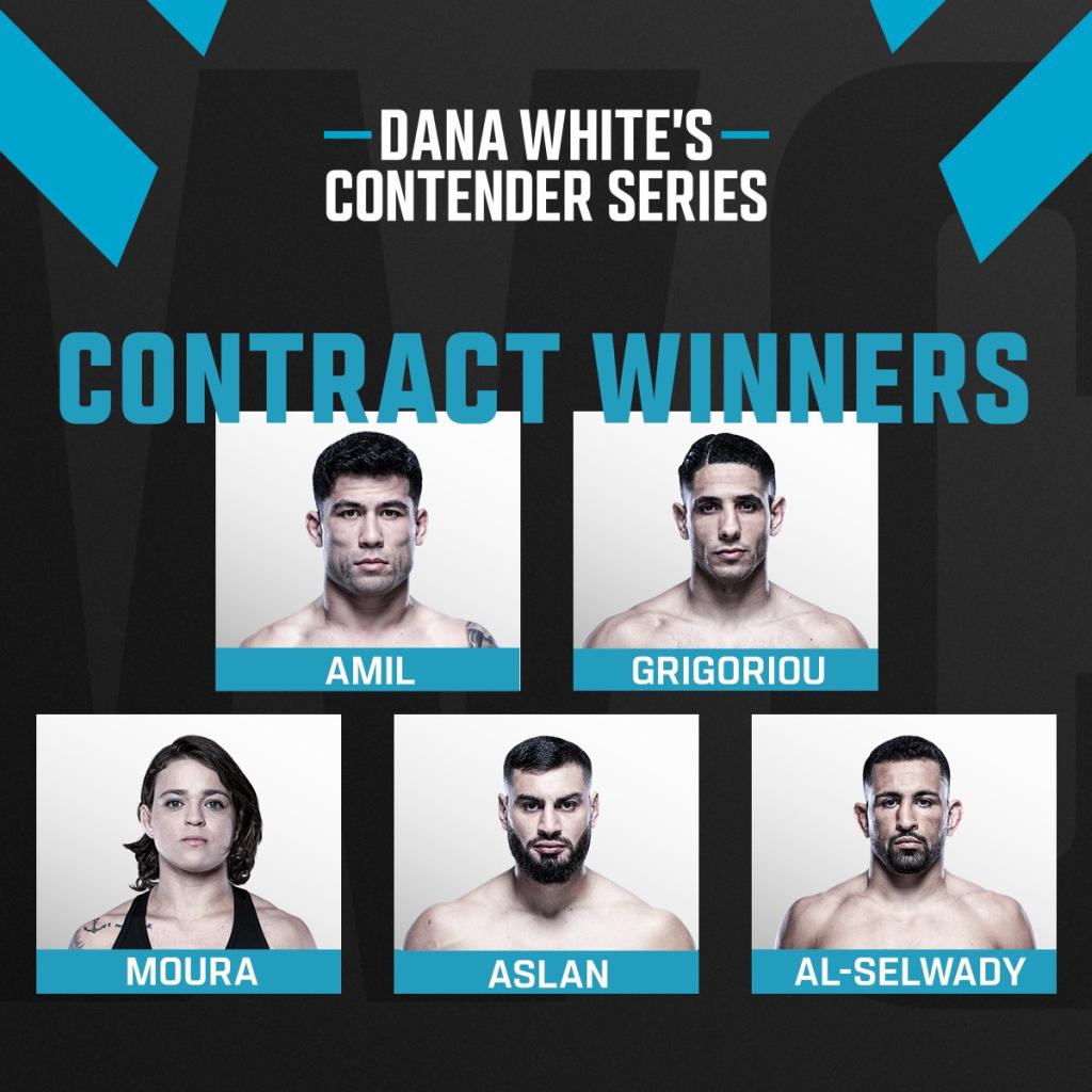 DWCS 57 - les cinq vainqueurs ont reçu un contrat UFC