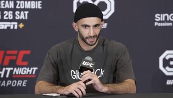 Giga Chikadze doute qu'Alex Caceres soit prêt à échanger des coups avec lui | UFC on ESPN+ 83