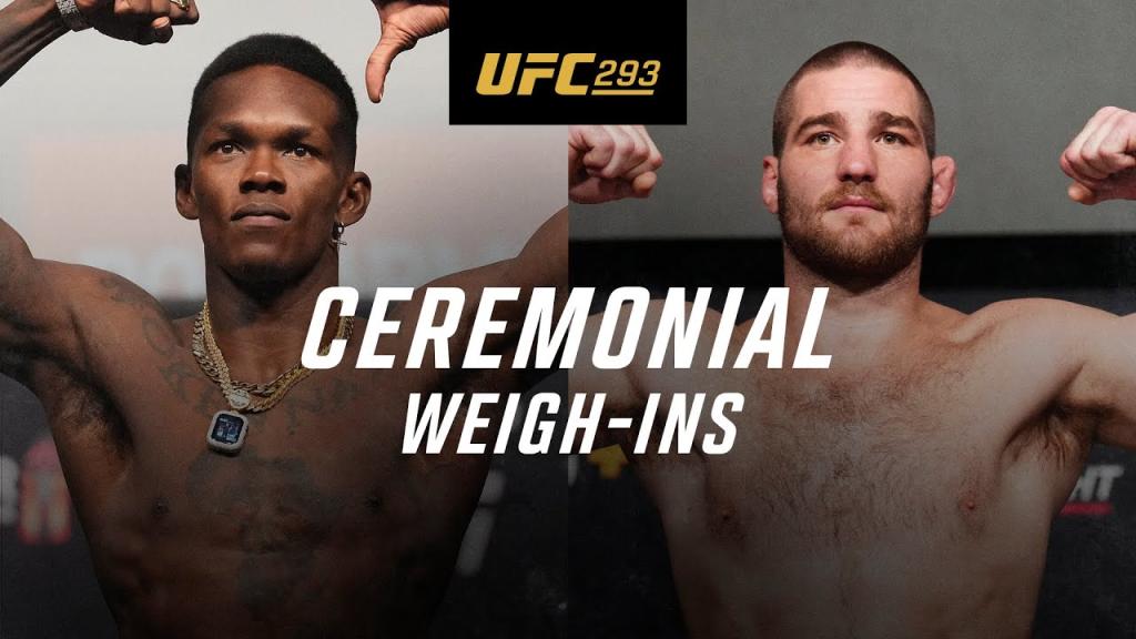 UFC 293 - La pesée cérémoniale | Sydney