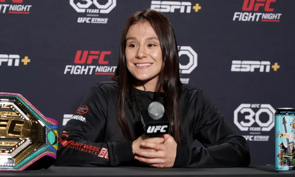Alexa Grasso surprise de la réaction de Valentina Shevchenko à la perte de son titre | Noche UFC