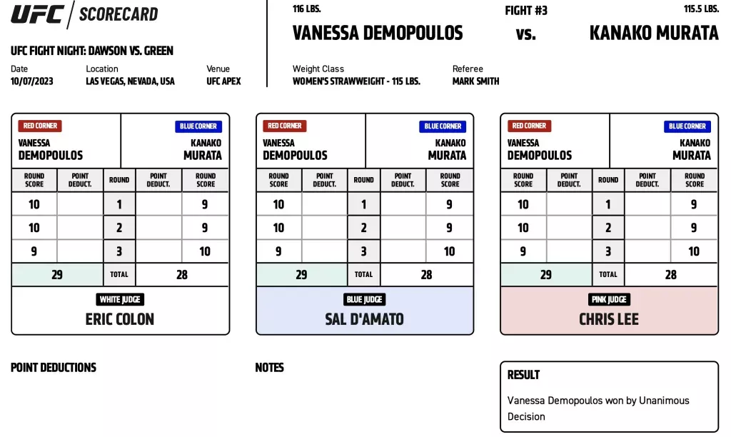 UFC on ESPN+ 87 - Kanako Murata vs Vanessa Demopoulos