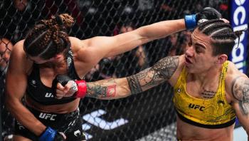 Jessica Andrade bat Mackenzie Dern par KO à 3:15 du Round 2 | UFC 295