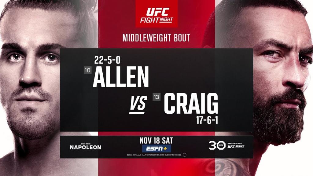 UFC on ESPN+ 90 - Brendan Allen vs Paul Craig : Fight Promo | UFC Vegas 82