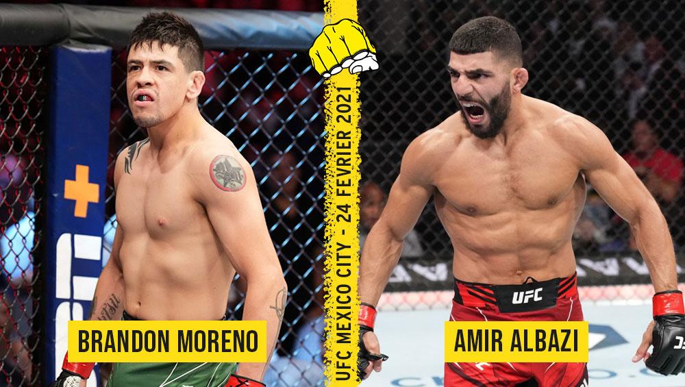 Brandon Moreno affrontera Amir Albazi en co-main à Mexico City