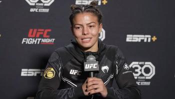 Luana Santos n'a aucune excuse pour son récent écart de poids sur la balance | UFC on ESPN+ 91