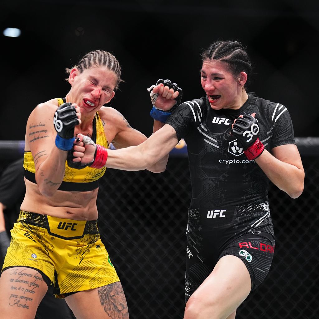 Irene Aldana triomphe dans un duel mémorable contre Karol Rosa | UFC 296