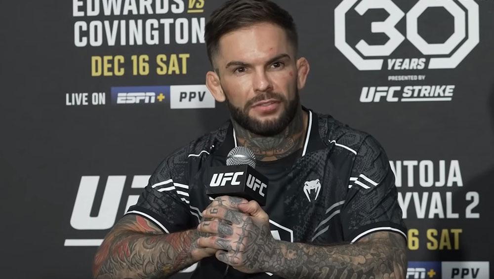 Cody Garbrandt réitère son call out à affronter Deiveson Figueiredo pour l'UFC 300 | UFC 296