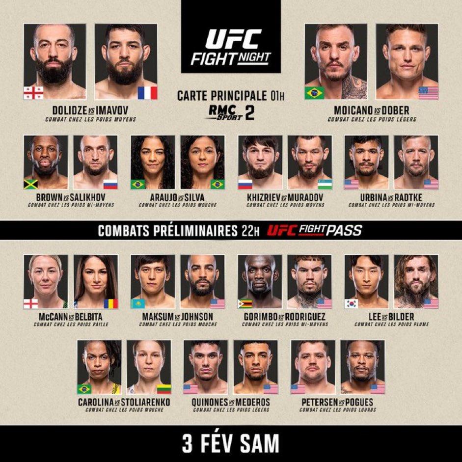 UFC on ESPN+ 93 - Programme et diffusion TV Live Stream | Las Vegas