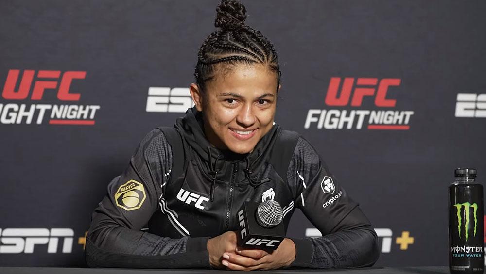 Natalia Silva confiante après sa victoire : “Je serai bientôt championne” | UFC on ESPN+ 93