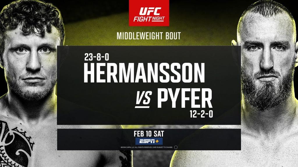 UFC on ESPN+ 94 - Hermansson vs Pyfer : Fight Promo | Las Vegas