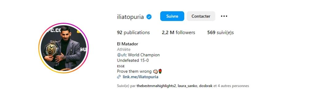 Alexander Volkanovski se réjouit de voir Ilia Topuria devoir modifier sa bio Instagram après l'UFC 298