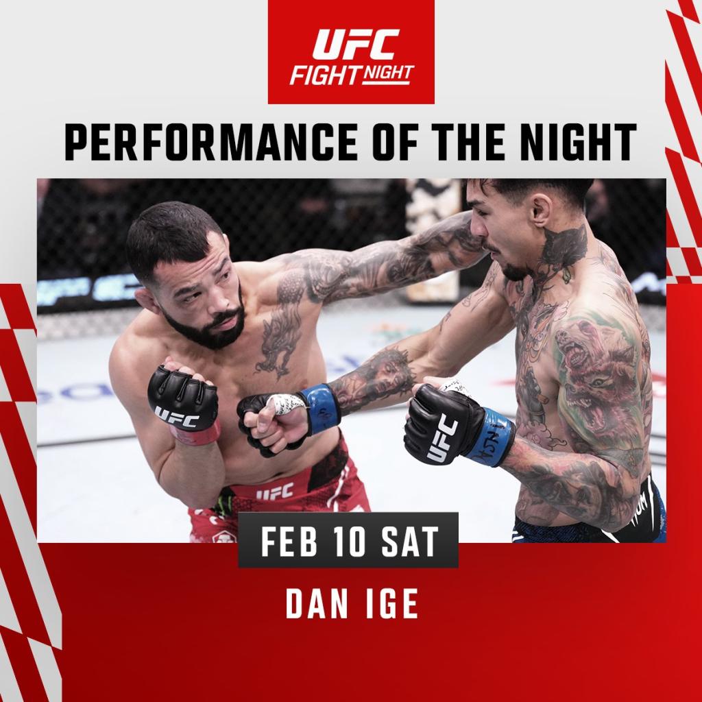 UFC on ESPN+ 94 - Bonus de combat | Las Vegas