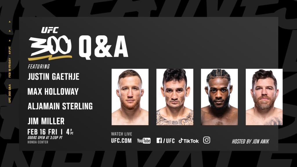 UFC 300 - Question et réponse