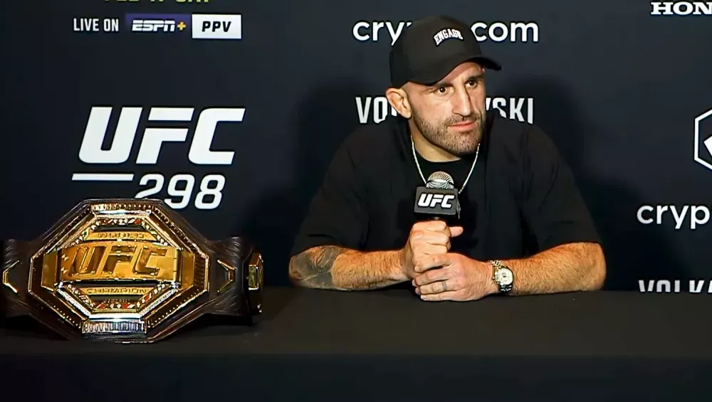 Alexander Volkanovski déclare qu'il ne faut pas être surpris si le combat contre Ilia Topuria semble facile | UFC 298