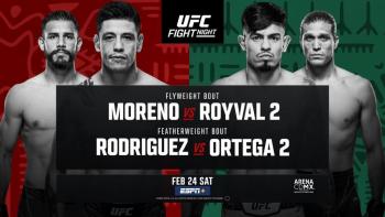UFC on ESPN+ 95 - Programme et diffusion TV Live Stream | Mexico City