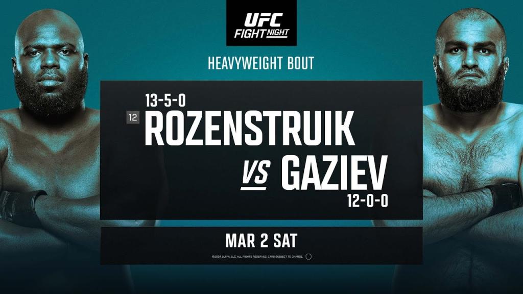 UFC on ESPN+ 96 - Rozenstruik vs Gaziev : Fight Promo | Las Vegas