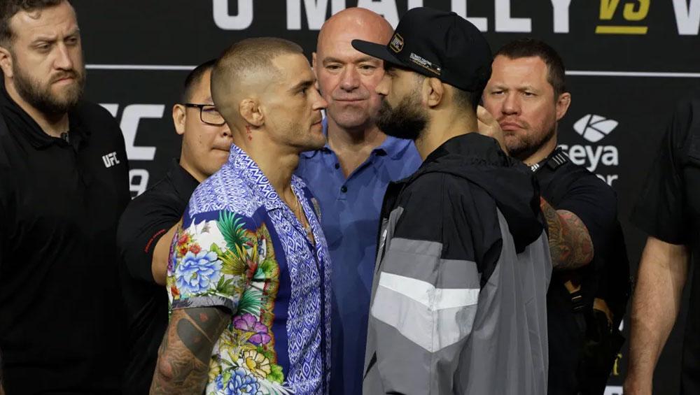 Vidéo de la confrontation entre Dustin Poirier et Benoit Saint Denis avant le combat | UFC 299