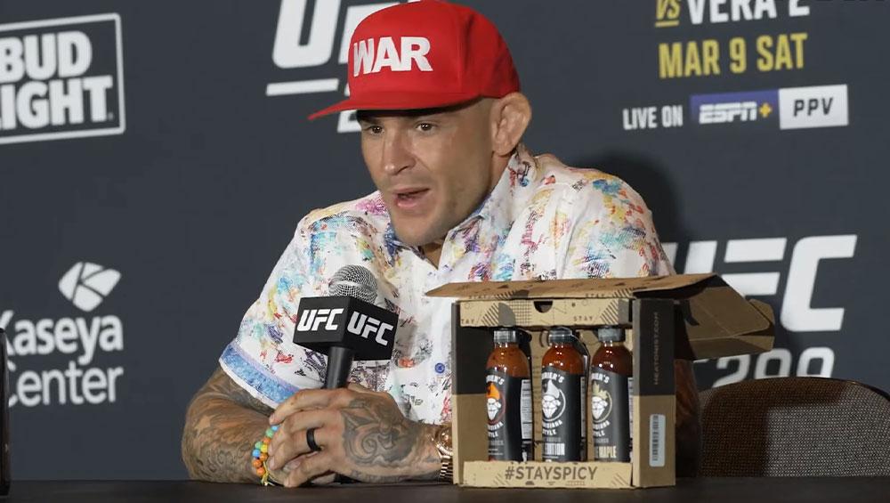 Dustin Poirier toujours en lice pour le titre de champion poids léger de l'UFC : “C'est la seule raison pour laquelle je me bats” | UFC 299