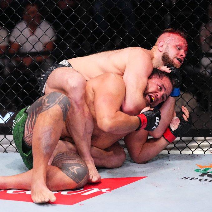 Marcin Tybura reste invaincu à Las Vegas avec une victoire par soumission contre Tai Tuivasa | UFC on ESPN+ 97