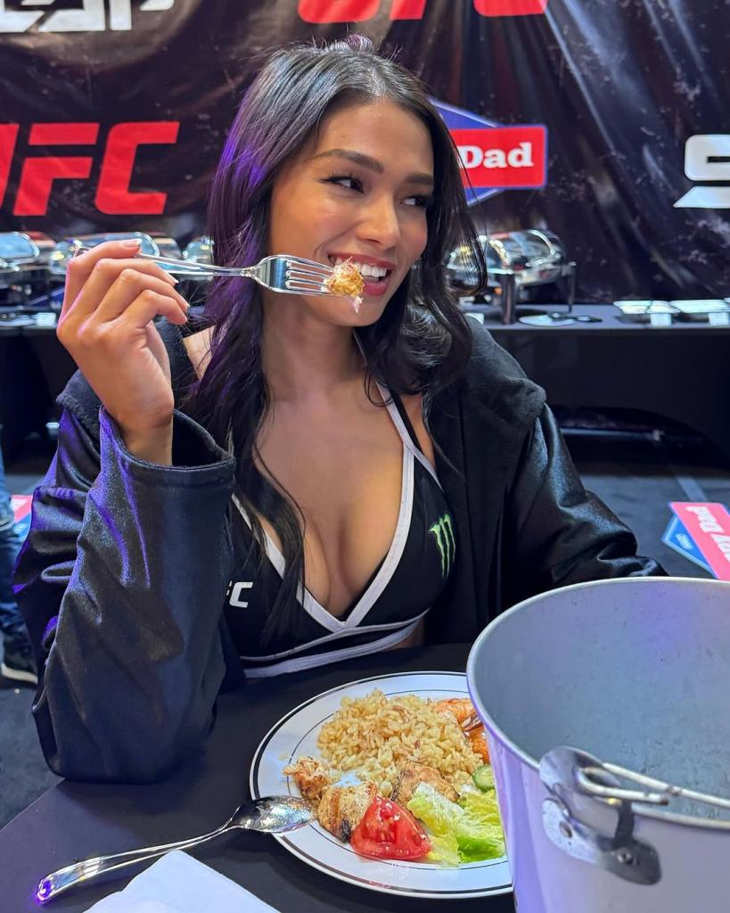 UFC on ESPN+ 97 - Les Rings girls : Red Dela Cruz, Vanessa Hanson, Luciana Andrade | Las Vegas