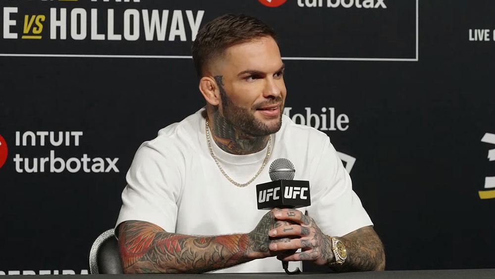 Cody Garbrandt voit des signes indiquant que Deiveson Figueiredo n'est peut-être pas prêt | UFC 300