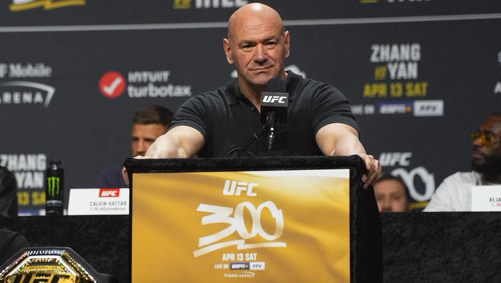 Dana White augmente les bonus de performance de l'UFC 300 à 300 000 $