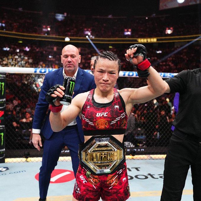 Victoire difficile mais méritée pour la championne Zhang Weili | UFC 300