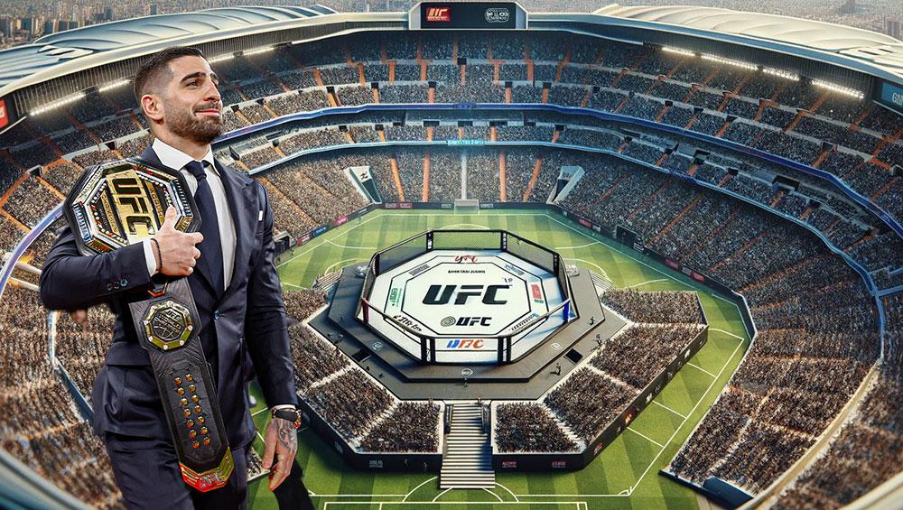 Topuria dévoile la date d'arrivée de l'UFC en Espagne : au Bernabeu et à des horaires tardifs