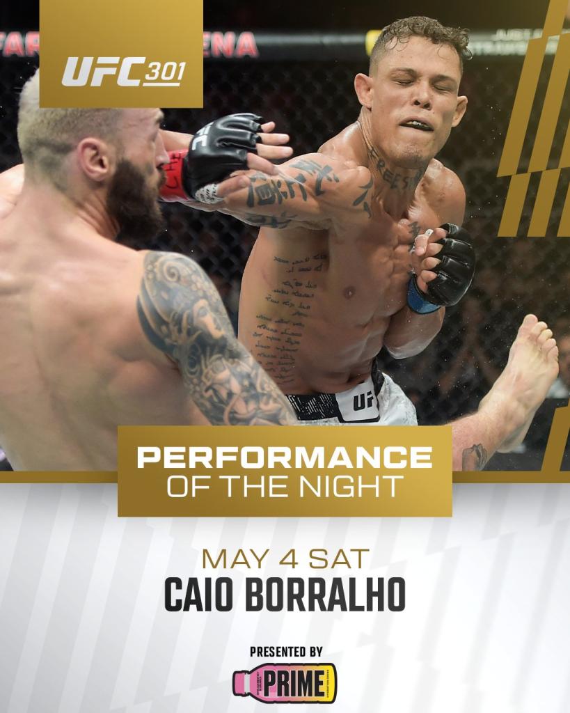 UFC 301 - Bonus de la soirée | Rio de Janeiro