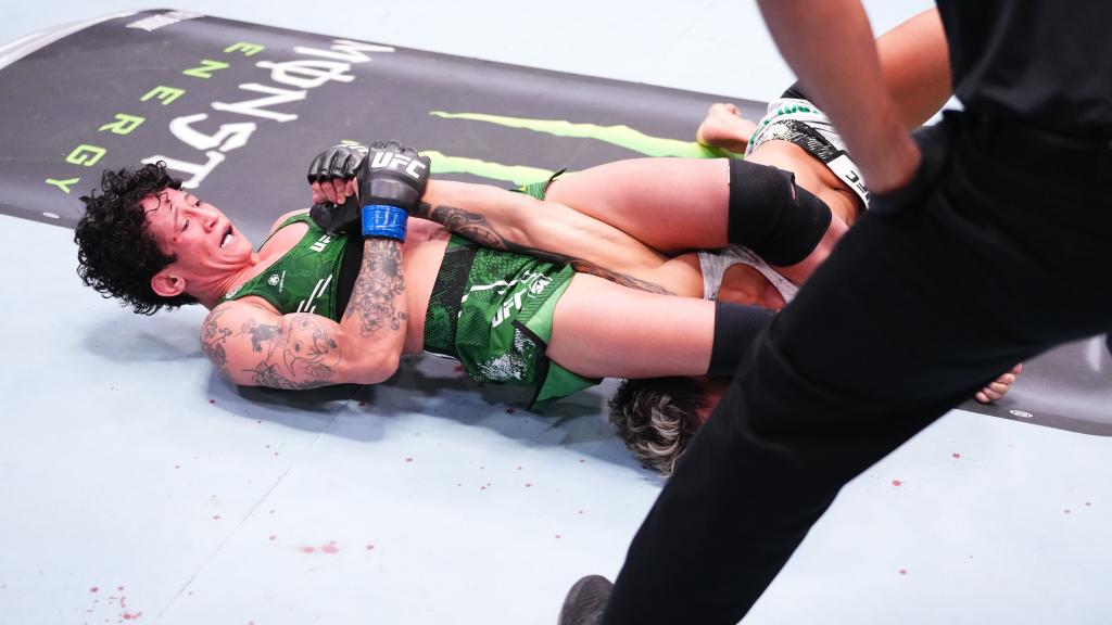 Virna Jandiroba vise le titre des poids pailles après sa victoire contre Amanda Lemos | UFC on ESPN 60