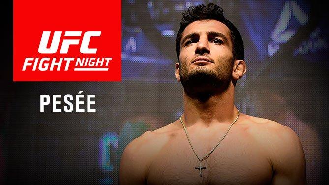 UFC Fight Night 99 - La pesée (résultats)