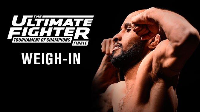 TUF 24 - La pesée (résultats)