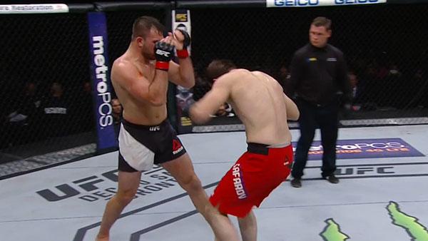 UFC Fight Night 102 - Gian Villante contre Saparbek Safarov