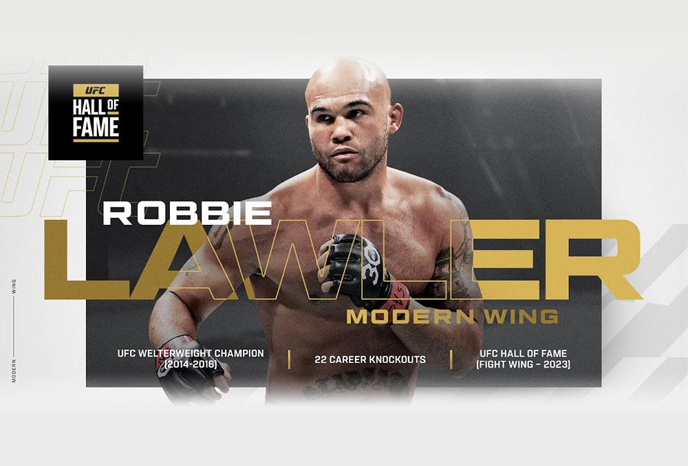 Robbie Lawler rejoint la classe 2025 du Temple de la renommée de l'UFC !
