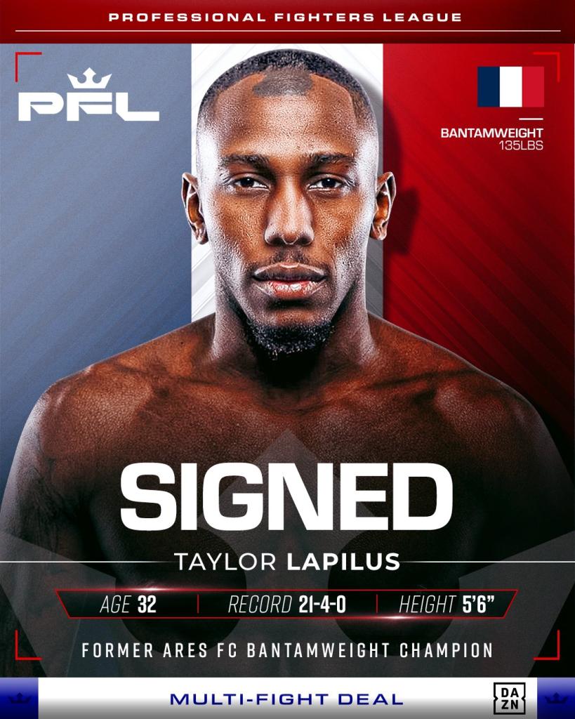 Taylor Lapilus signe un contrat multi-combats avec le PFL après son départ de l'UFC