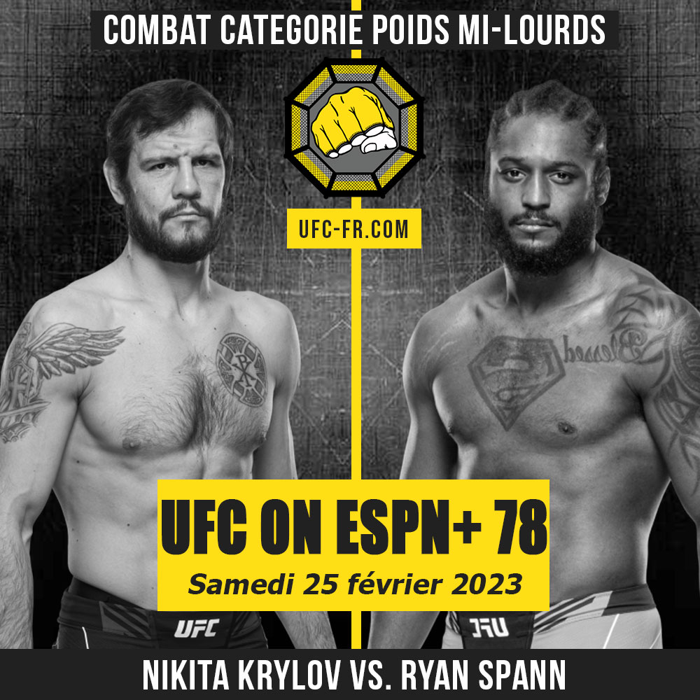 UFC ON ESPN+ 78  - Nikita Krylov vs Ryan Spann