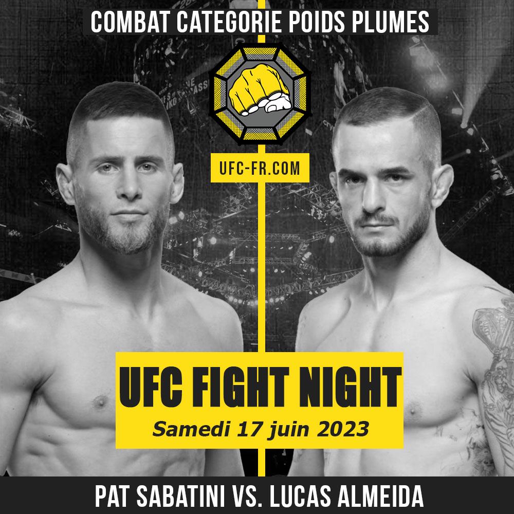 UFC VEGAS 75 - Pat Sabatini vs Lucas Almeida