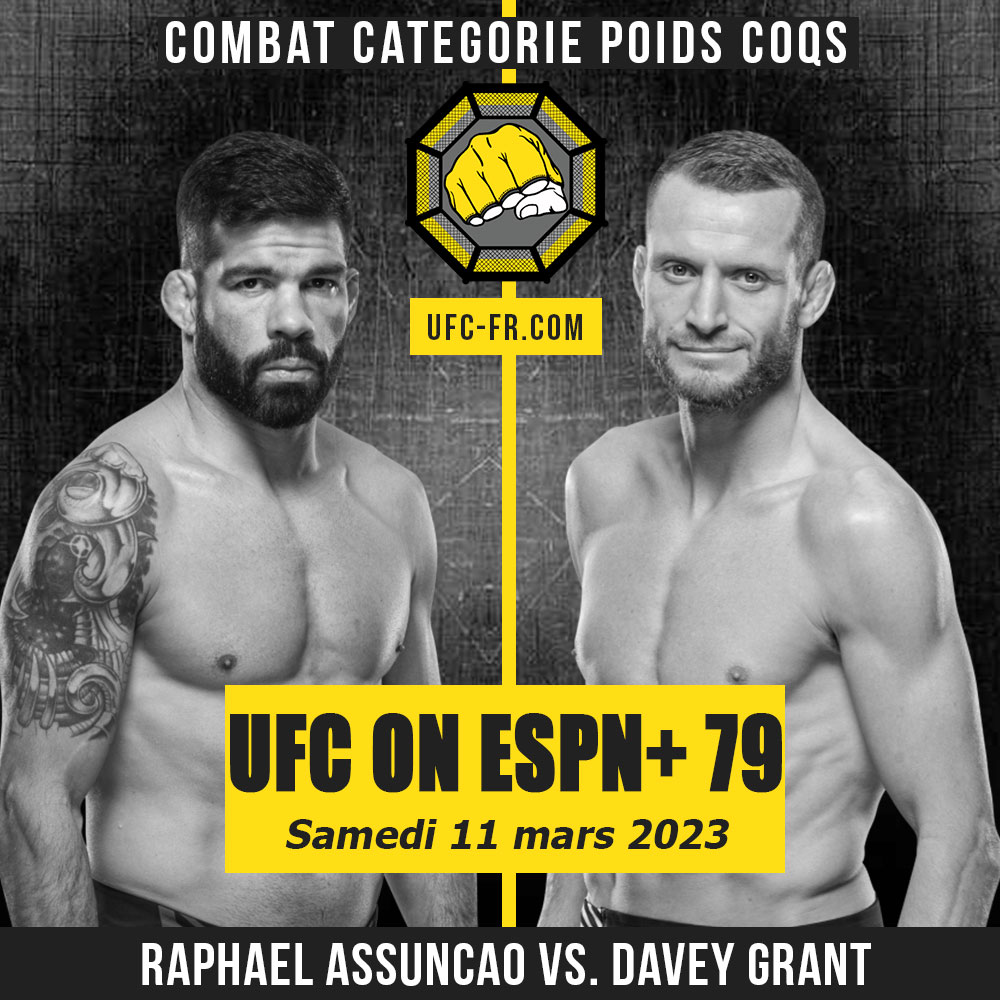 UFC ON ESPN+ 79 - Raphael Assuncao vs Davey Grant
