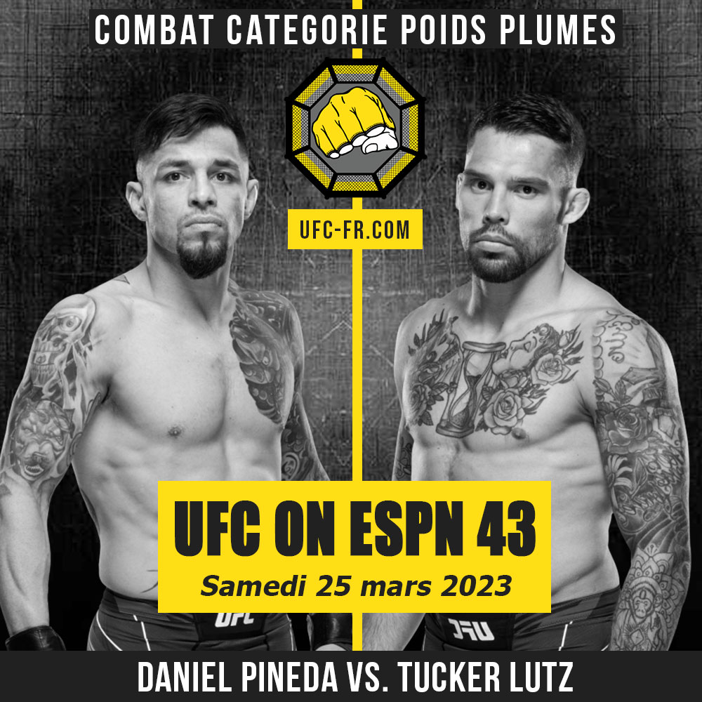 UFC ON ESPN 43 - Daniel Pineda vs Tucker Lutz