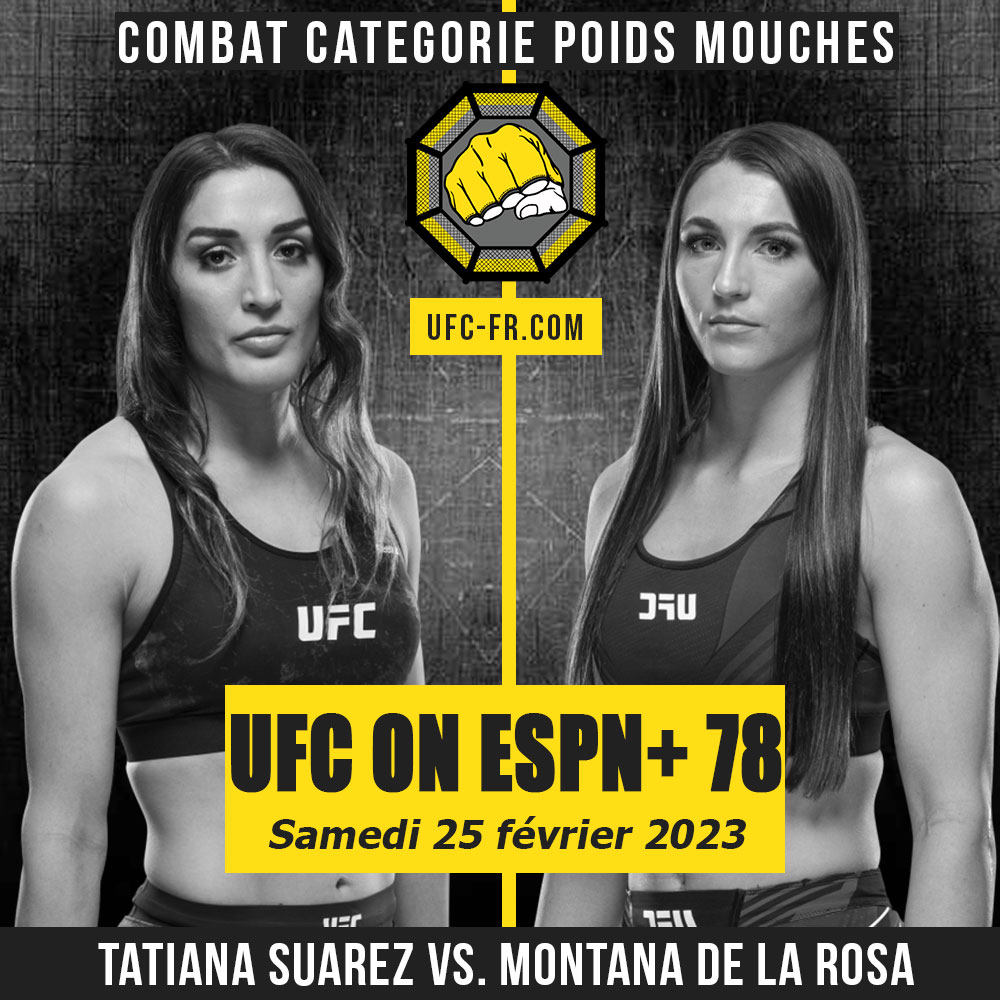 UFC ON ESPN+ 78  - Tatiana Suarez vs Montana De La Rosa