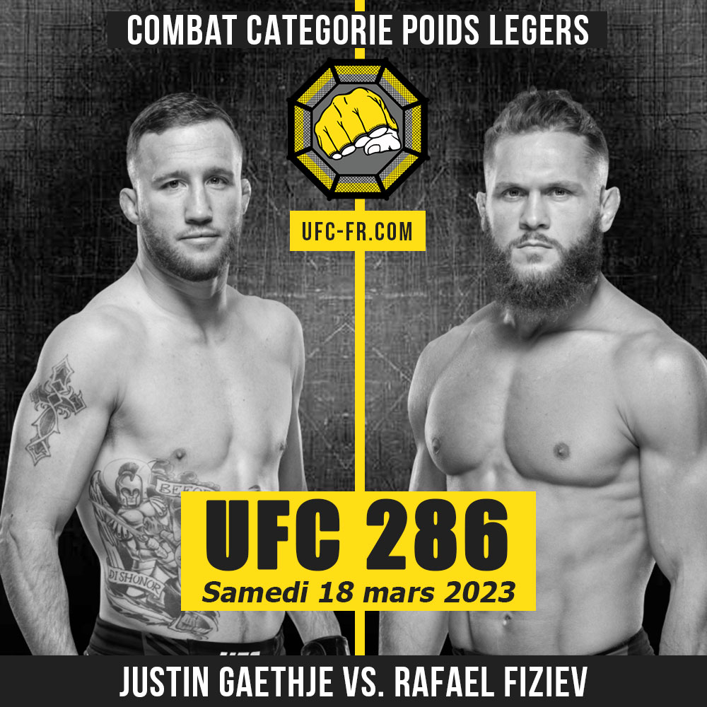 UFC 286 - Justin Gaethje vs Rafael Fiziev