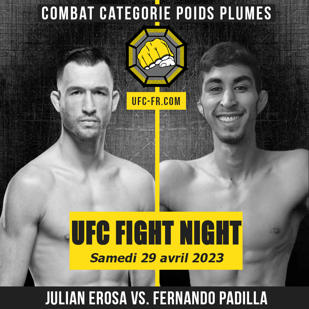 UFC ON ESPN+ 81 - Julian Erosa vs Fernando Padilla