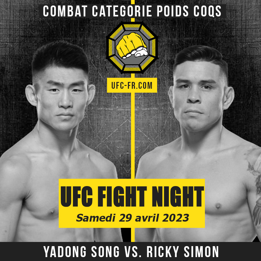 UFC ON ESPN+ 81 - Yadong Song vs Ricky Simon