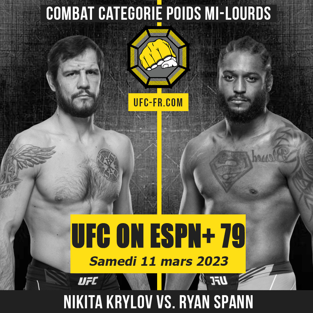 UFC ON ESPN+ 79 - Nikita Krylov vs Ryan Spann
