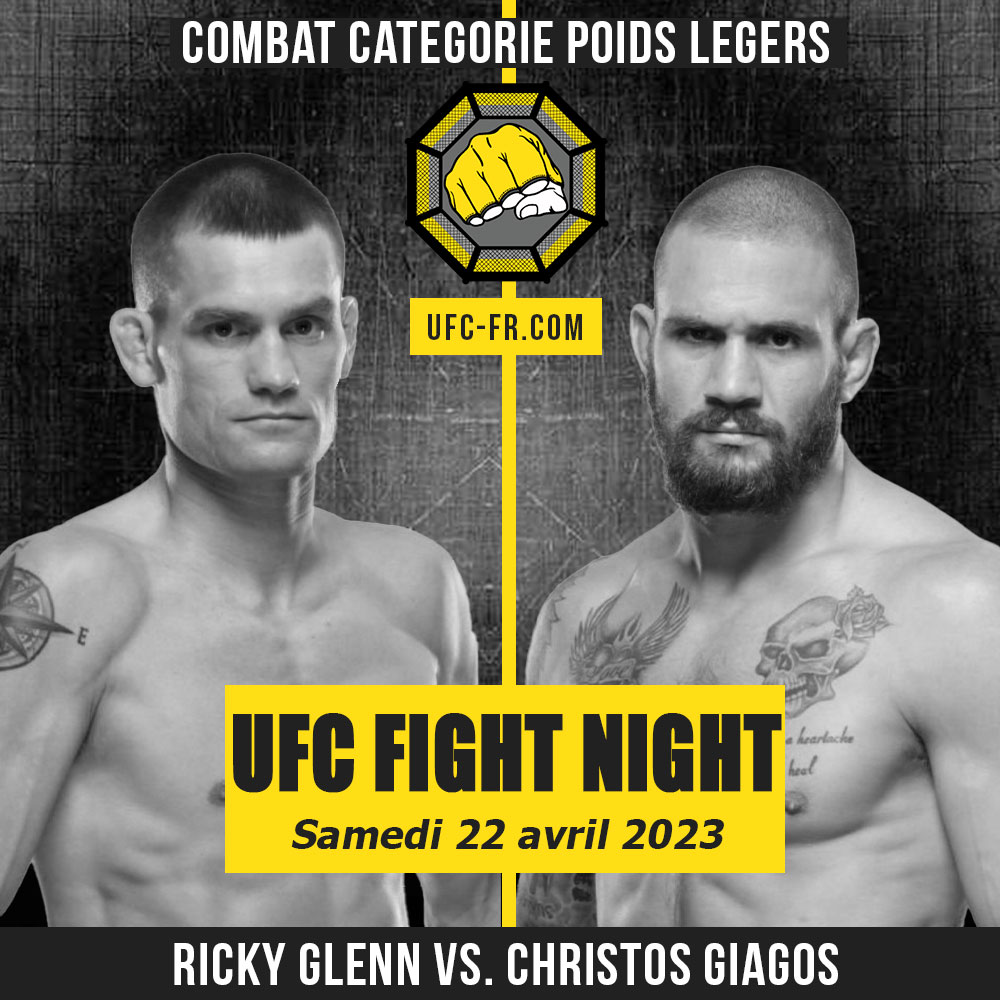 UFC ON ESPN+ 80 - Ricky Glenn vs Christos Giagos