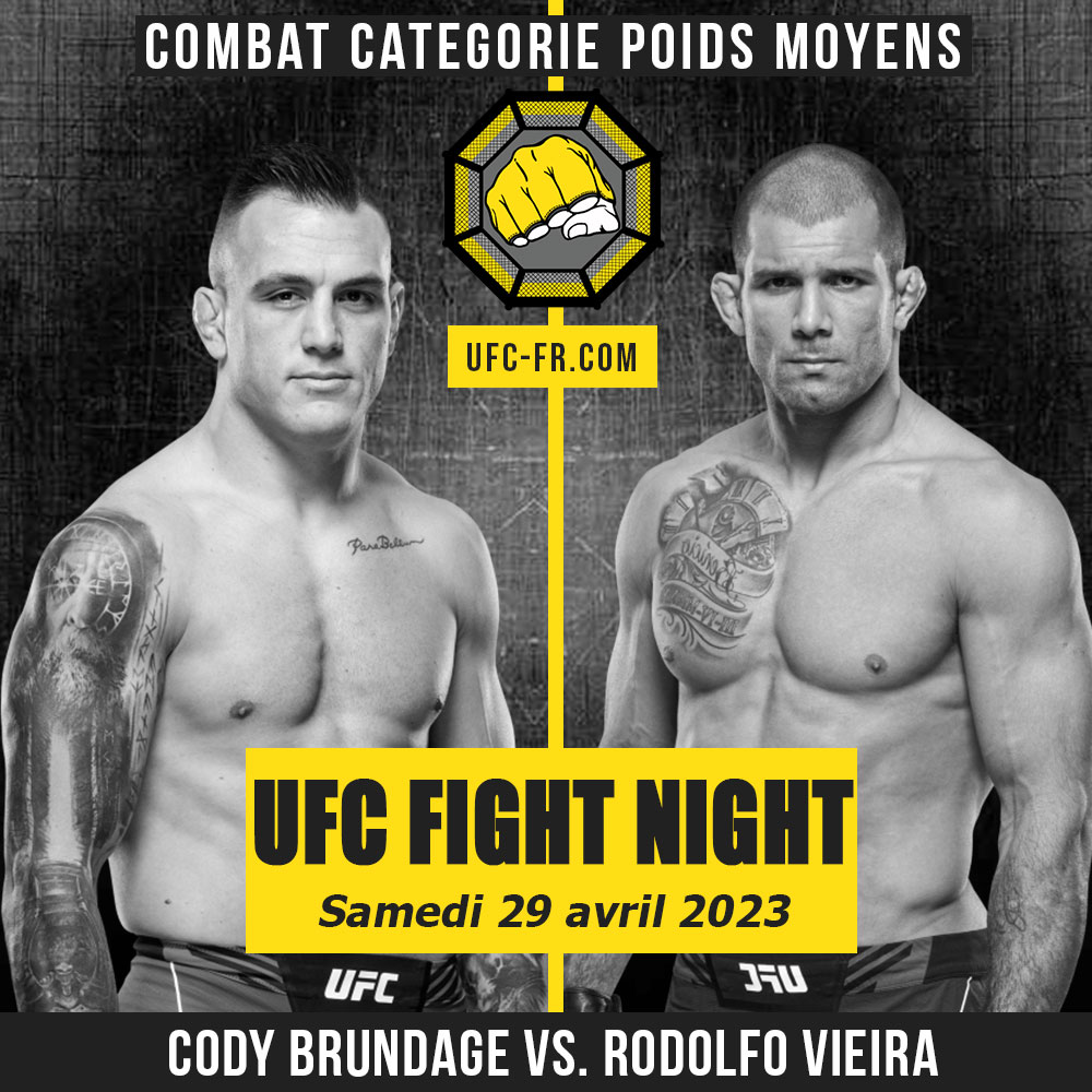 UFC ON ESPN+ 81 - Cody Brundage vs Rodolfo Vieira